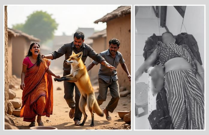 અમરેલીના છેલણા ગામમાં હડકાયા શિયાળનો આતંક, મહિલા સહિત ત્રણને બચકાં ભર્યા