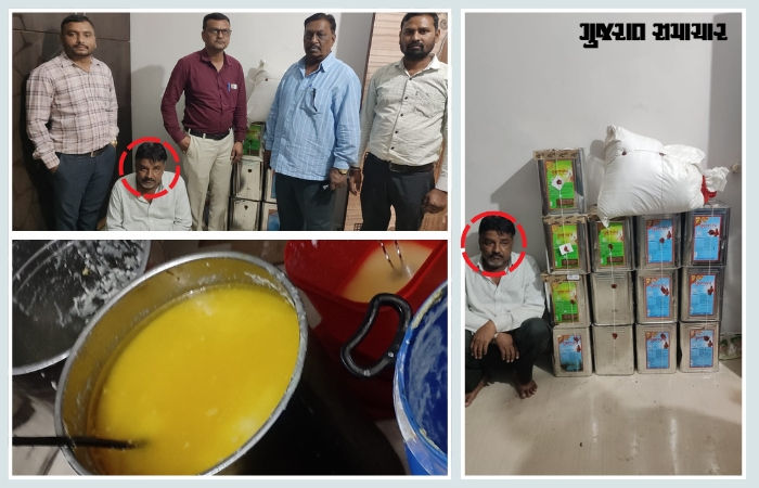 સાવધાન! સફેદ પાવડરથી બનતું 'ઝેર' જેવું ઘી, હિંમતનગરના રાયગઢમાં 208 કિલો નકલી ઘી ઝડપાયું