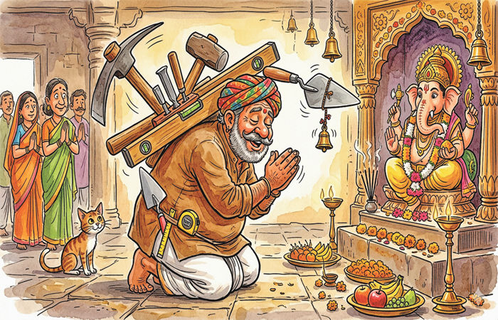 મંગલ મંદિર ખોલો... પાપ અમારા છોલો