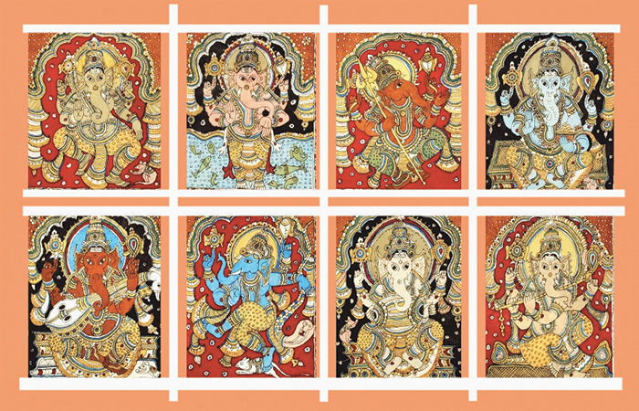 પશ્રી ગણેશના વિવિધ રૂપપ