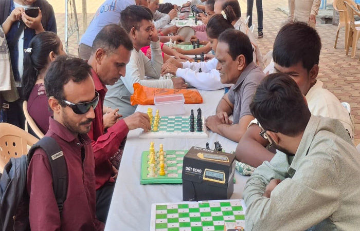 પ્રજ્ઞાચક્ષુ એથ્લેટ અને ચેસ સ્પર્ધામાં ૩૫૦ ખેલાડીઓએ ભાગ લીધો