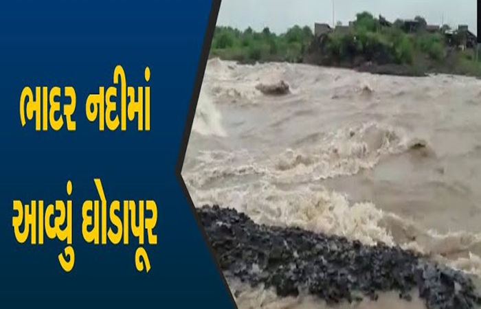 ધંધુકાની ભાદર નદીમાં ઘોડાપૂર, અડવાળમાં છત પડતા વૃદ્ધાનું મોત