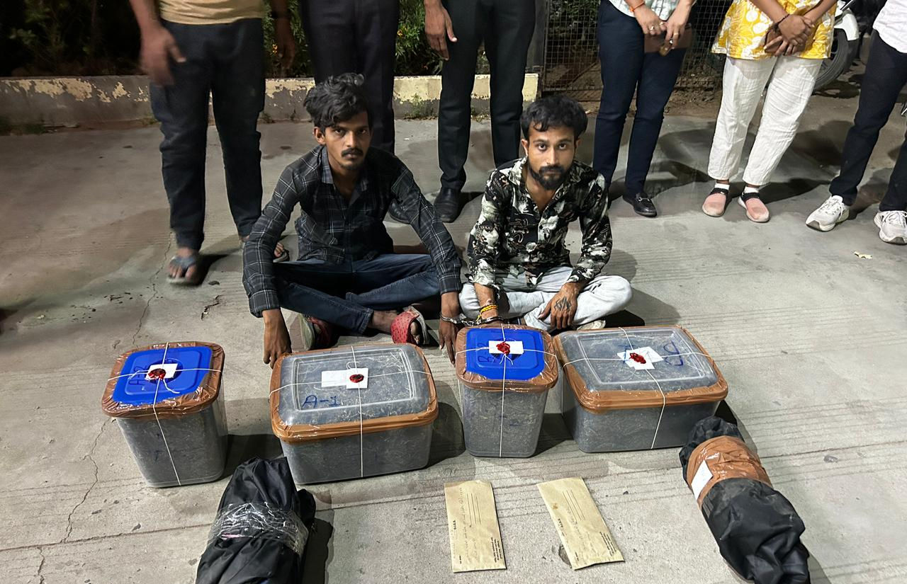 ANTF busts illegal marijuana trafficking racket in Gandhinagar, 2 held with 12 kg ganja worth ₹6 lakh