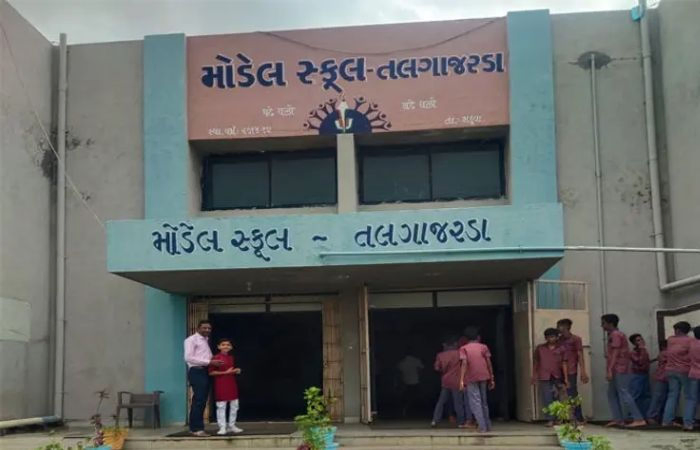 38 school students rescued after flood-like situation due to heavy rains in Bhavnagar