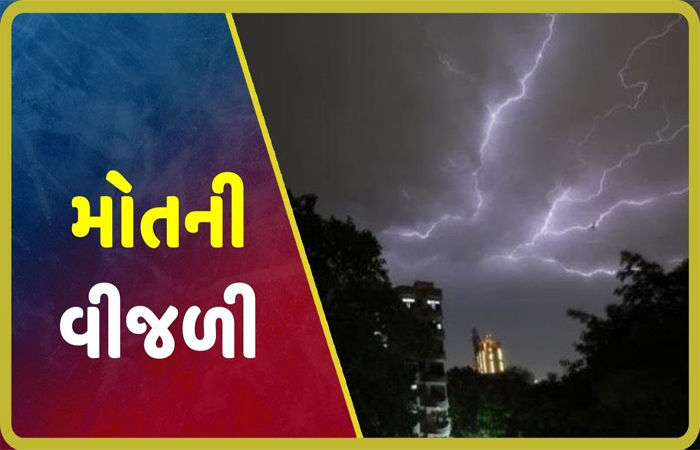 બોરસદના ઝારોલા ગામમાં વીજળી પડતા કિશોરનું મોત