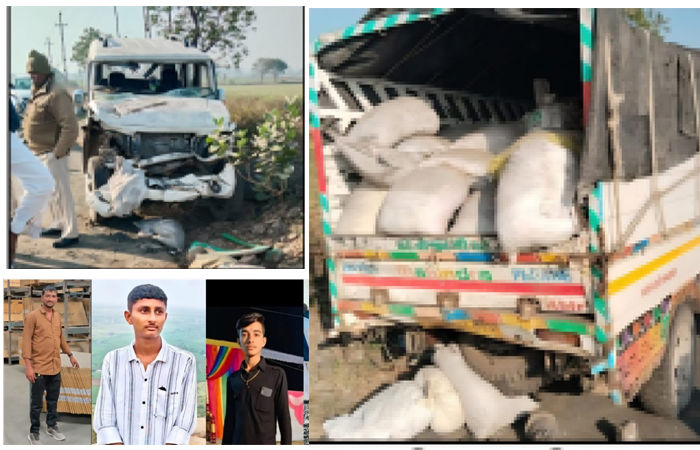 વાહનનું ટાયર બદલાવી રહેલા ચારને અન્ય વાહને કચડયા, 3 યુવકનાં મોત