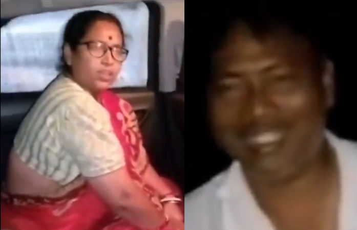VIDEO: TMC લીડરની કારમાં હતા ભાજપના મહિલા નેતા, લોકોએ દારૂ સાથે પકડ્યા