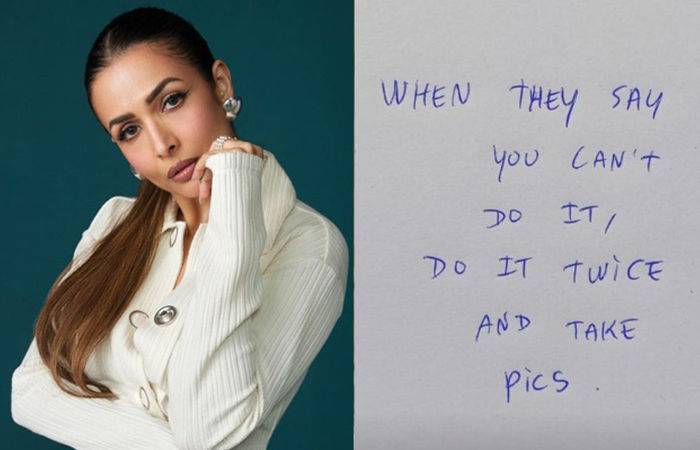 Malaika Arora’s cryptic IG story: ‘When they say you can’t do it, do it twice’