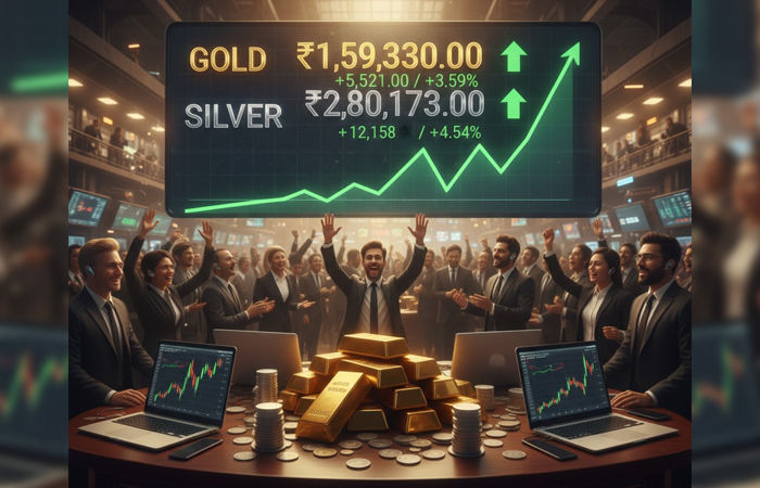 સોનામાં ₹5,500 અને ચાંદીમાં ₹12,000થી વધુનો ધરખમ ઉછાળો; જાણો આજના લેટેસ્ટ રેટ