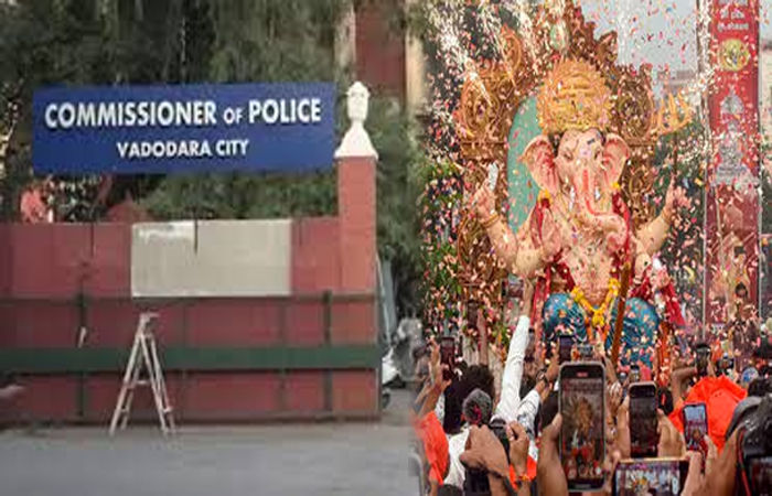 ગણેશ મહોત્સવને ધ્યાનમાં લઇ કાયદો વ્યવસ્થાના ભાગરૂપે તેમજ જનસંપર્ક બાબતે વડોદરા પોલીસનું પેટ્રોલિંગ