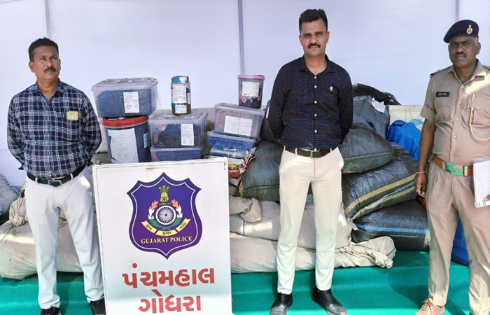 પંચમહાલમાં SOGની મોટી કાર્યવાહી, કુલ 40 કેસમાં પકડાયેલ 500થી વધુ કિ.લો.નો નાર્કોટિક્સનો જથ્થો નાશ કર્યો