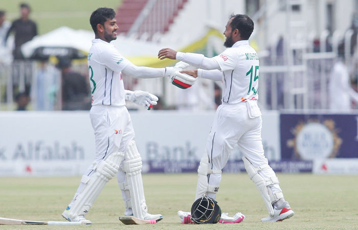 Mehidy & Shakib star as Bangladesh script history with maiden Test win over Pakistan