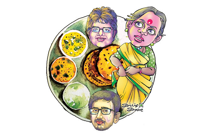 અમારી મમ્મીના હાથની રસોઈ...                                        .
