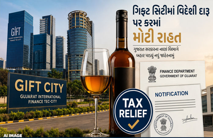 ઝૂમ બરાબર ઝૂમ શરાબી! ગિફ્ટ સિટીમાં દારૂ પરનો વેટ 65%થી ઘટાડી 25% કરાયો, વિશેષ ફી પણ નાબૂદ