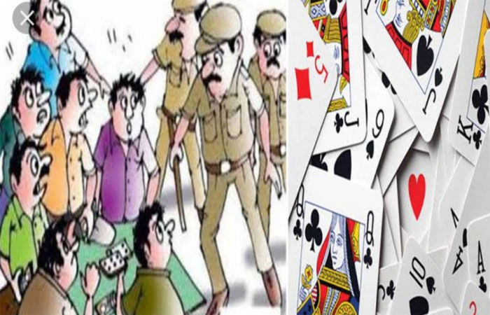 સુંદરિયાણા ગામે 5 જુગારી ઝબ્બે, 7 ફરાર