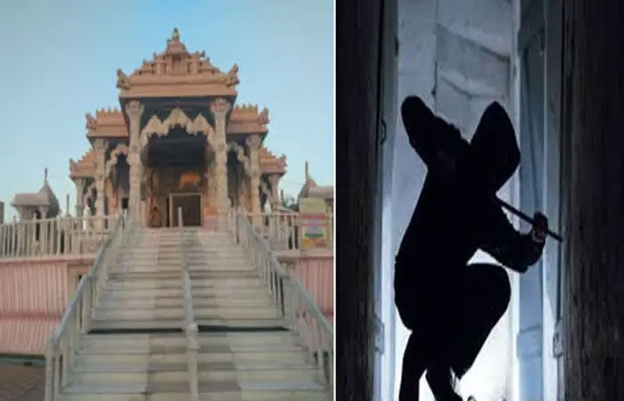 Vadodara Jain temple robbed of ₹4.85 lakh, thieves take idols’ eyes, cash