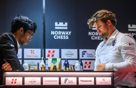 Norway Chess: Praggnanandhaa beats world No 1 Carlsen in rollercoaster round 3
