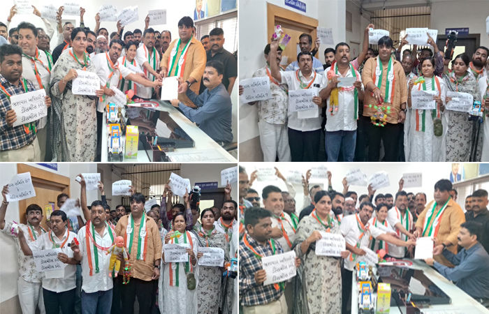 જામનગરના શ્રાવણી મેળાનું કથિત ભ્રષ્ટાચારનું પ્રકરણ ફરી ચગ્યું : કોંગ્રેસ પાર્ટી દ્વારા મેયરને ફરી આવેદન અપાયું