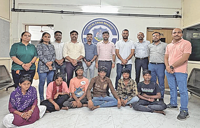 કલોલના નારદીપુર ગામની ઘરફોડનો ભેદ ઉકેલાયો ઃ છ શખ્સો ઝડપાયા