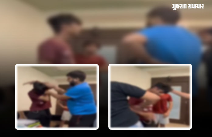 વડોદરામાં હચમચાવી દેનારી ઘટના: ઓફિસમાં વેલેન્ટાઈન ડેના રોજ યુવકને બે શખસોએ માર માર્યો, બંનેની અટકાયત