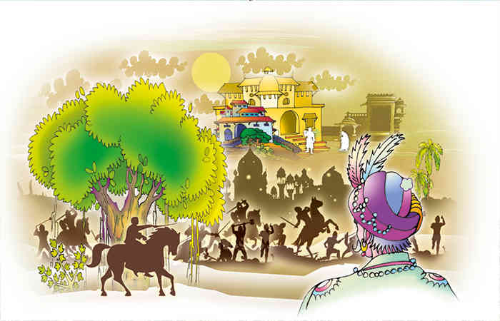 મલ્હારરાવે ફોજને હાંકી અયોધ્યાના મારગે