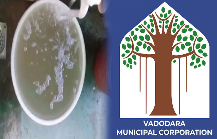 વડોદરાના તાંદળજામાં રોડ રસ્તાનું કામ પૂરું થયા બાદ પણ વોર્ડ નં.10 દૂષિત પાણી આવતું હોવાથી હોબાળો