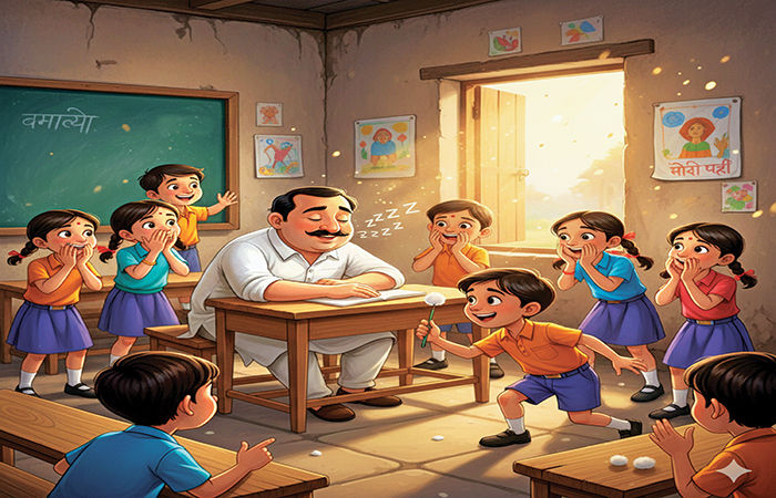 ઊંઘણશી સાહેબ                                    .