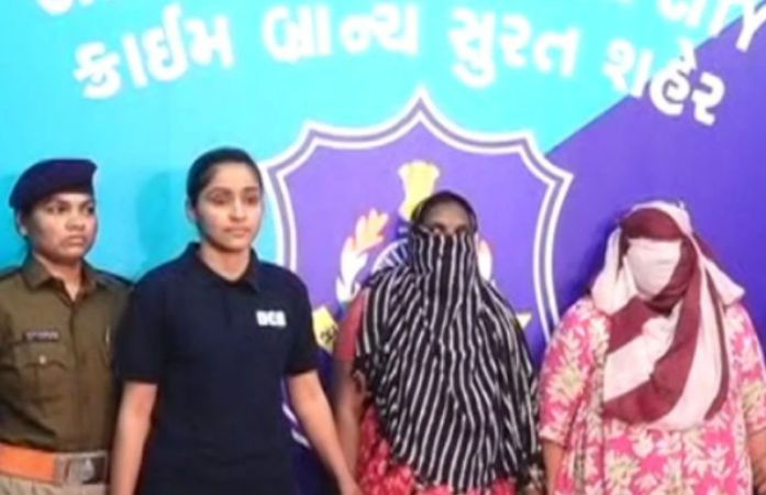 અમદાવાદ બાદ હવે સુરતથી બાળ તસ્કરી રેકેટ ઝડપાયું: મહારાષ્ટ્રથી અપહરણ કરાયેલી બાળકીને વેચવા આવેલી બે મહિલાની ધરપકડ