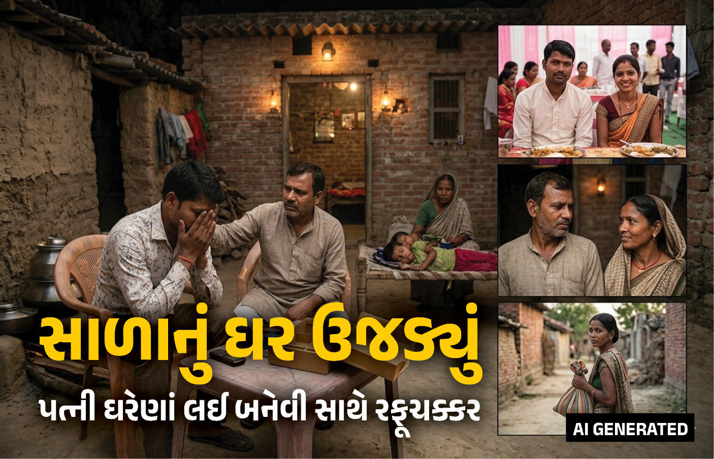 આંધળો પ્રેમ : 26 વર્ષની સાળીને 55 વર્ષના બનેવી સાથે પ્રેમ થયો, ઘરેણાં લઈ રફૂચક્કર
