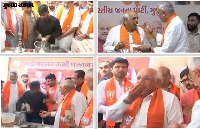ગુજરાતમાં ઝાલમુરી-રસગુલ્લા સાથે પશ્ચિમ બંગાળની જીતની ઉજવણી: CM પણ પડીકું લેવા લાઈનમાં ઊભા રહ્યા!
