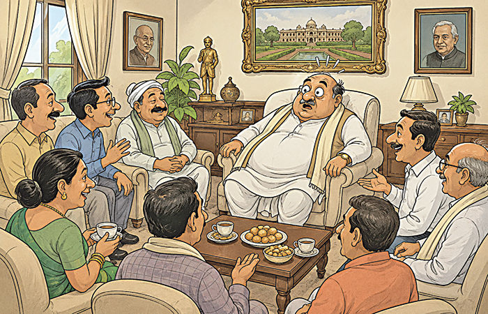 માન ન માન, મૈં તેરી પાર્ટી કા એમપી                               .