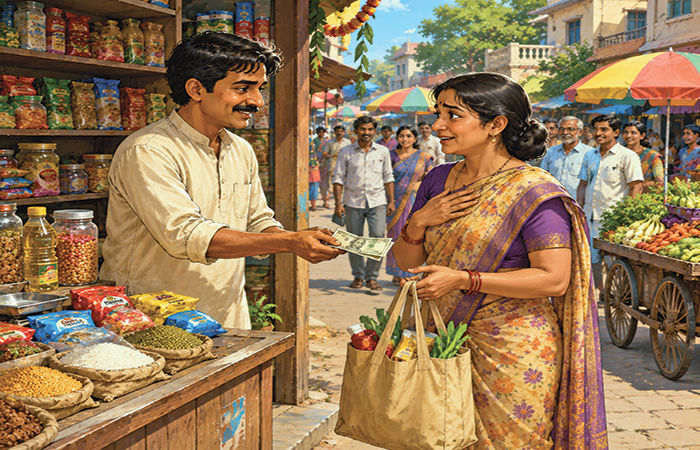The Honest Shopkeeper                               .