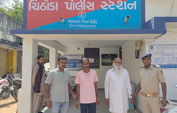 સાબરકાંઠામાં ખાખીનો સપાટો : વિજયનગરના લીમડા ગામે ખેતરમાંથી ઝડપાયું ગાંજાનું વાવેતર, 6 લાખનો મુદ્દામાલ જપ્ત