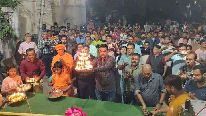 અશાંતધારા વિશે જાગૃતિ લાવવા હિન્દુ જાગરણ મંચ દ્વારા મહાઆરતી