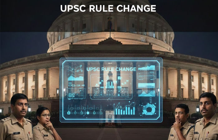 UPSCમાં મોટા ફેરફાર: IAS-IFS હવે પરીક્ષા નહીં આપી શકે, IPS માટે પણ નવા નિયમ લાગુ