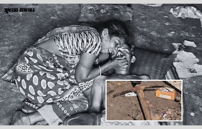 વડોદરામાં પતિ-પત્ની વચ્ચેના ઝઘડાનો લોહિયાળ અંત, પત્નીએ ત્રિકમનો ઘા ઝીંકી પતિની હત્યા કરી