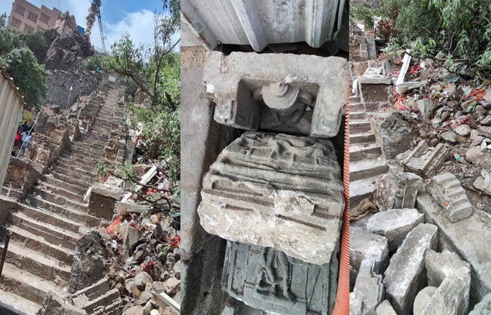 Age-old Jain idols removed by Pavagadh authorities, community protests