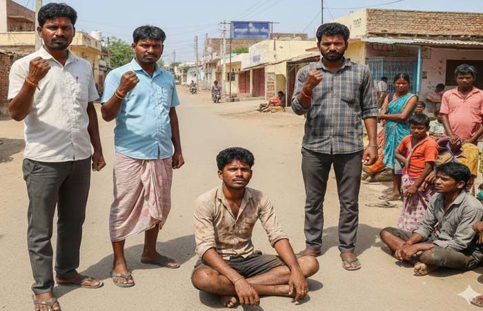 લાલપુર તાલુકાના પીપળી ગામમાં દલિત યુવાન પર સરપંચની ચૂંટણીના મન દુઃખમાં હીંચકારો હુમલો કરી હડધૂત કરાયો: છ સામે ફરિયાદ