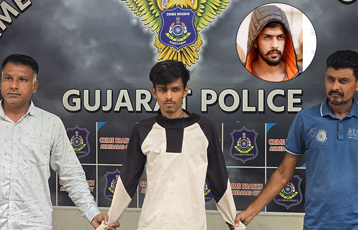 VIDEO: અમદાવાદ ક્રાઈમ બ્રાન્ચે ત્રણ વર્ષથી ફરાર બિશ્નોઈ ગેંગનો સાગરિત ઝડપ્યો, કરણી સેનાના પ્રમુખની હત્યામાં પણ સામેલ હતો