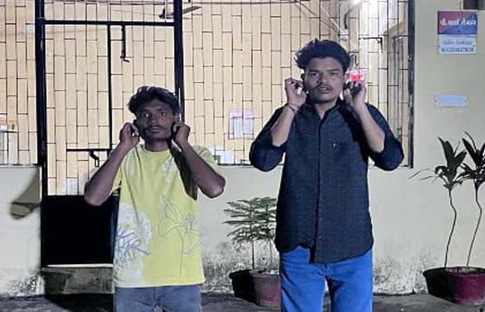 તલવાર અને ખંજર લઈને બે માથાભારે શખ્સો જાહેરમાં હુમલો કરવા દોડ્યા