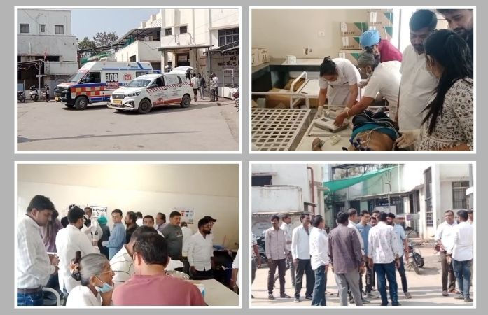 અમરેલી: સાવરકુંડલા-રંઘોળા હાઇવે પર બે કાર વચ્ચે ભયાનક અકસ્માત, 28 વર્ષીય યુવાનનું મોત, 9 ઈજાગ્રસ્ત