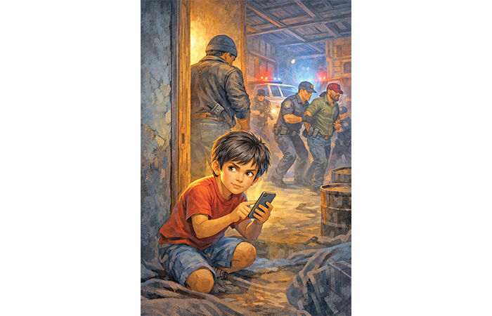 The Boy Who Outsmarted the Thieves