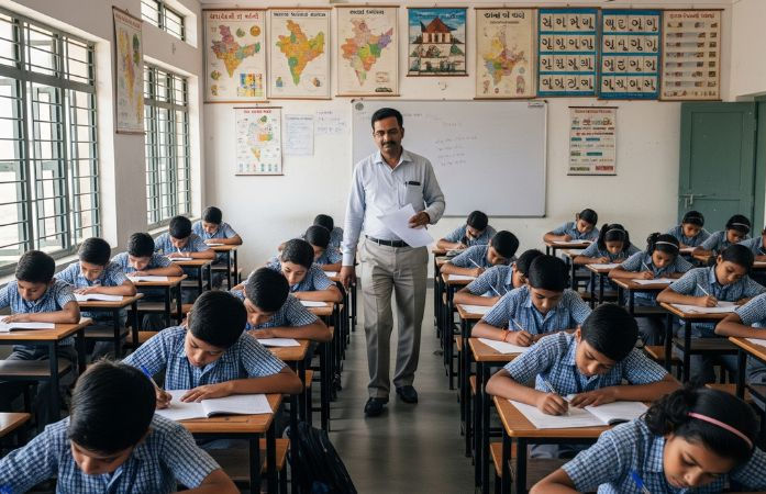 ગુજરાતમાં ધોરણ 3થી 8મા હવે ત્રિમાસિક કસોટી લેવાશે, ટાસ્ક ફોર્સ કમિટીની ભલામણો બાદ કરાયો ફેરફાર