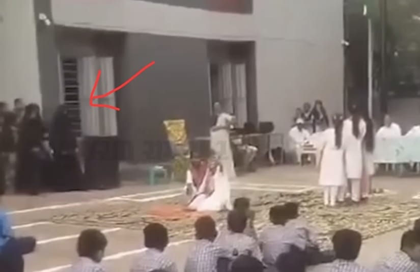 Public school in Gujarat under scrutiny after students playing terrorists for play dress in burqa