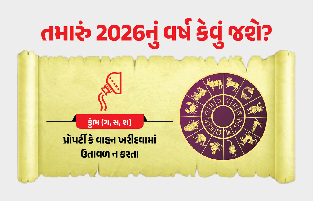 Rashifal 2026... કુંભ : પ્રોપર્ટી કે વાહન ખરીદવામાં ઉતાવળ ન કરતા