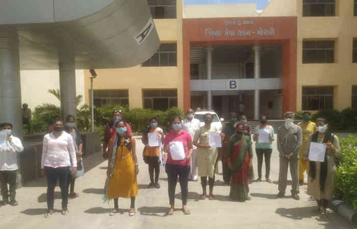મોરબી: મહિલા લોકરક્ષકોને વહેલીતકે ફરજ પર હાજર ના કરાય તો ફરીથી આંદોલન