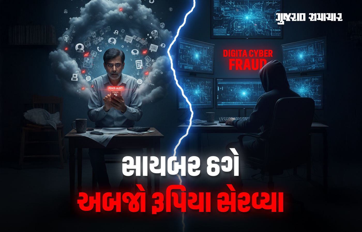 ગુજરાતમાં 9 મહિનામાં સાયબર ફ્રોડના 1.42 લાખ ફોન કોલ! 72 હજાર લોકોના રૂ.678 કરોડ ચાંઉ