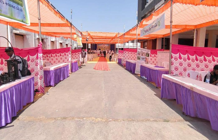 ધ્રાંગધ્રા માર્કેટિંગ યાર્ડમાં યોજાયેલા રવિ કૃષિ મેળાનો ફિયાસ્કો