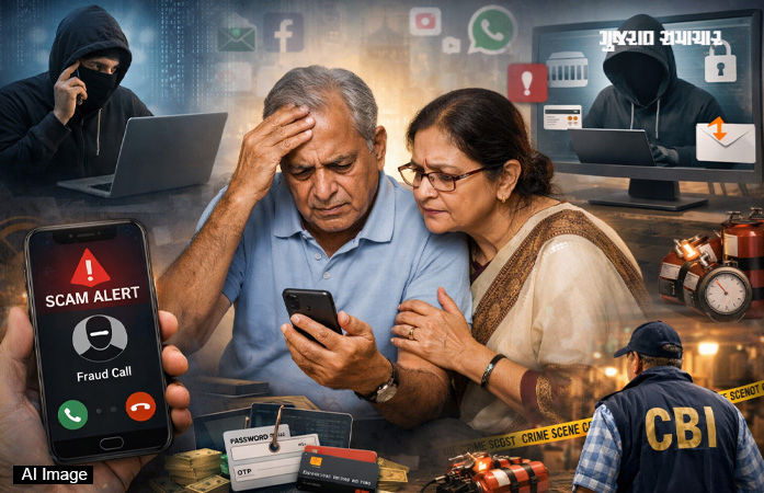 ગુજરાતમાં દોઢ લાખ લોકો સાથે સાયબર ઠગાઈ, તેમાં 45% સિનિયર સિટીઝન છેતરાયાનો ખુલાસો