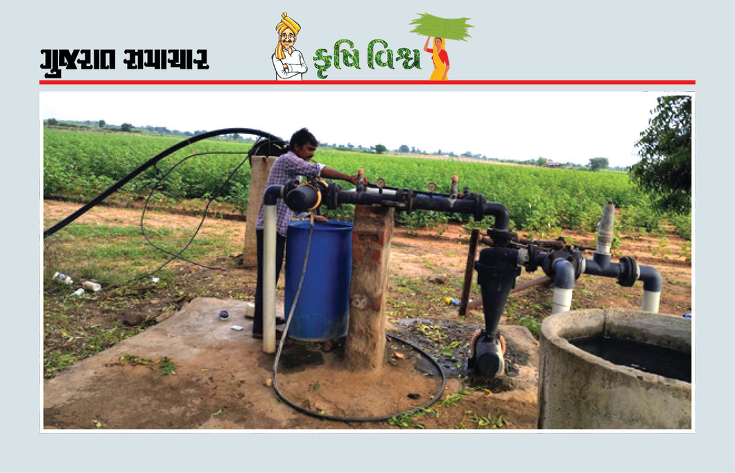 ધોરિયા પદ્ધતિની સિંચાઈમાં બહુ ગુમાવ્યું, હવે ટપક પદ્ધતિ અપનાવ્યે જ છૂટકો